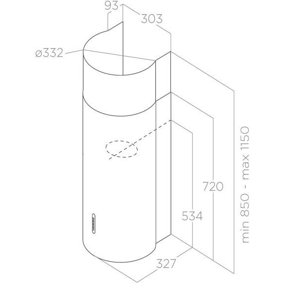 Вытяжка Elica Stone IX/A/33 - 61412862B - фото 3