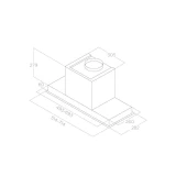 Вытяжка Elica Hidden 2.0 @ IX/A/90 (PRF0164356)