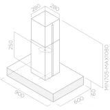 Вытяжка Elica Spot Plus Island IX/A/90 (PRF0097375A)