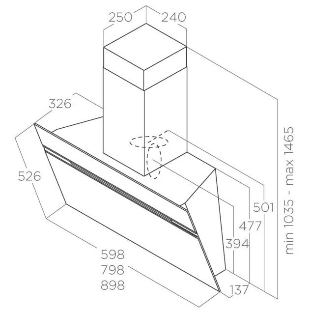 Вытяжка Elica Stripe IX/A/60/LX - PRF0100992C - фото 2