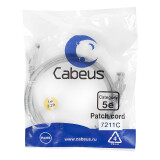 Патч-корд Cabeus PC-UTP-RJ45-CAT.5E-1M, 1м