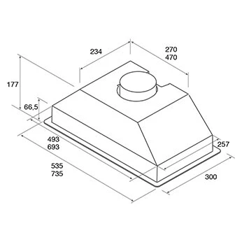 Вытяжка JET AIR VIERA GR/A/72 - PRF0153829 - фото 2