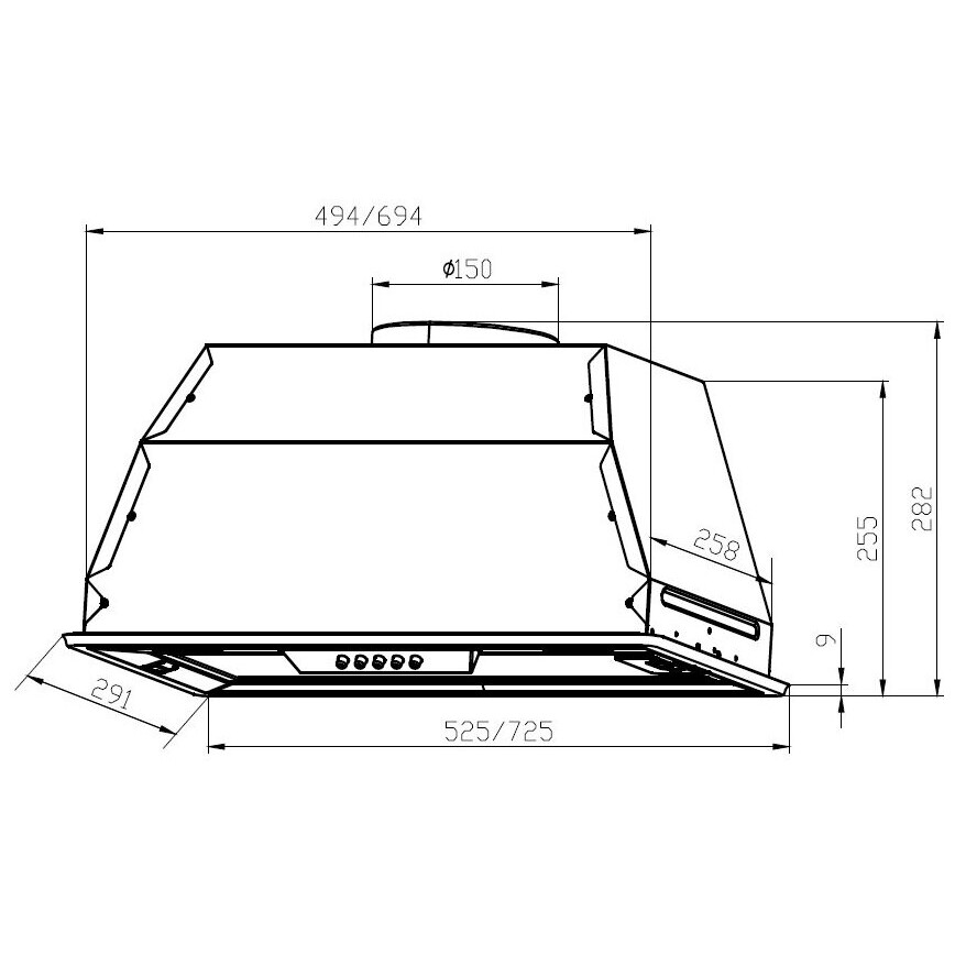Вытяжка LEX GS Bloc P 900 White - CHTI000325 - фото 5