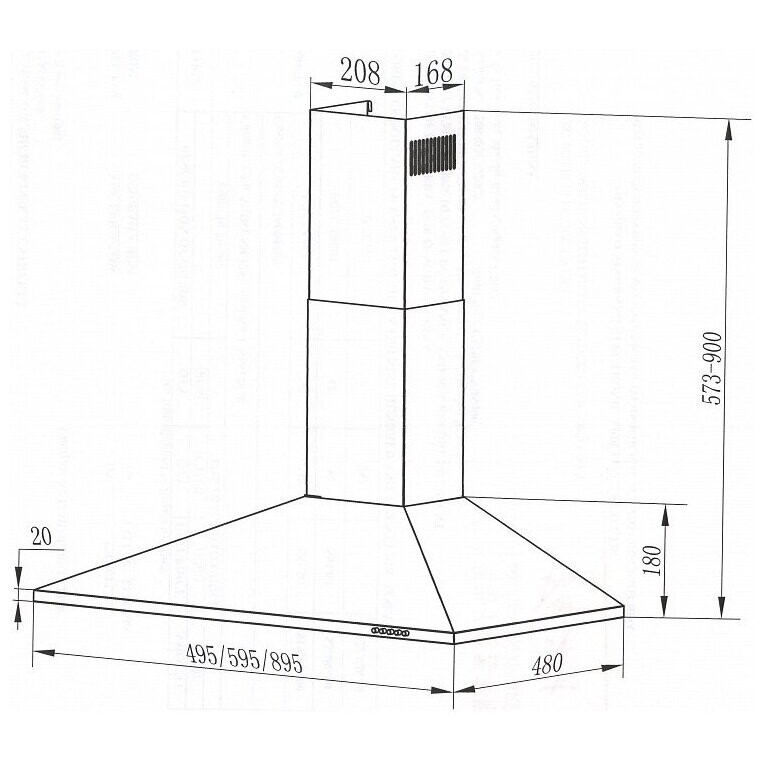 Вытяжка MAUNFELD Cork 60 White - УТ000009854 - фото 10