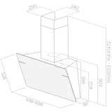 Вытяжка Elica L'essenza WH/A/90 (PRF0124234A)