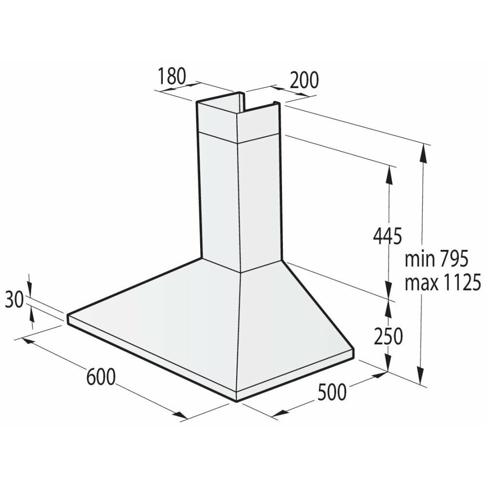 Вытяжка Gorenje WHC63CLB - фото 6
