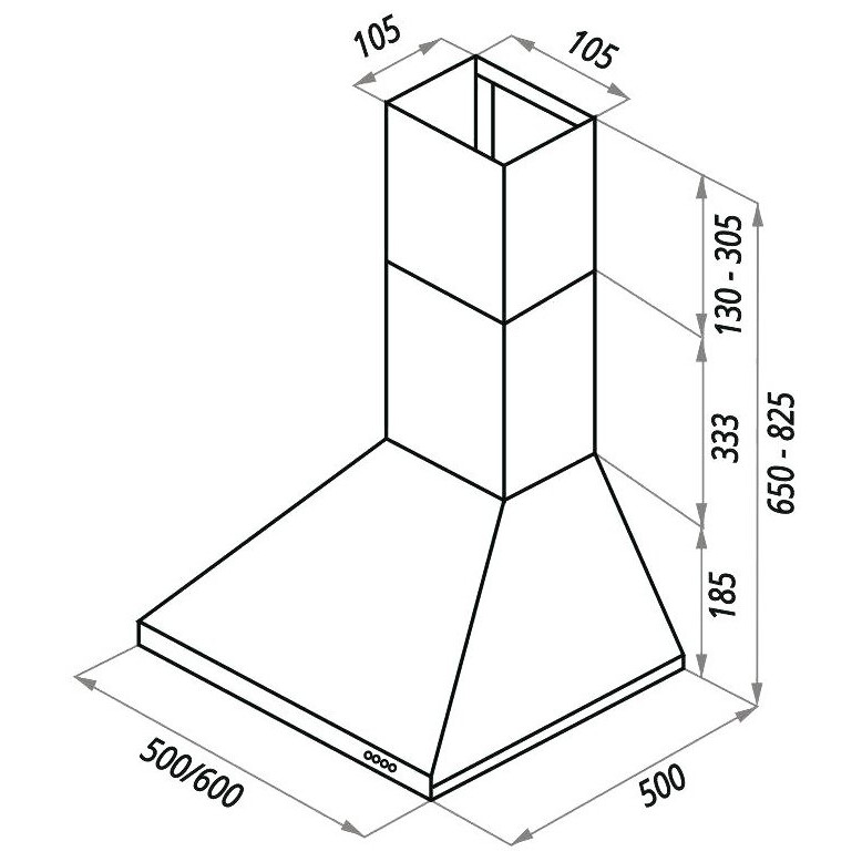 Вытяжка MAUNFELD Aire 50 White - УТ000001767 - фото 2