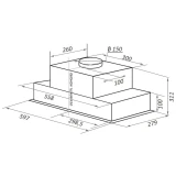 Вытяжка MAUNFELD Fantasy Light 60 Black (УТ000010031)