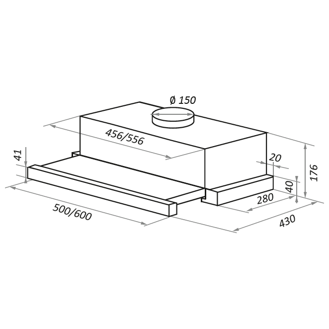 Вытяжка MAUNFELD VS Fast 60 White - УТ000010893 - фото 14