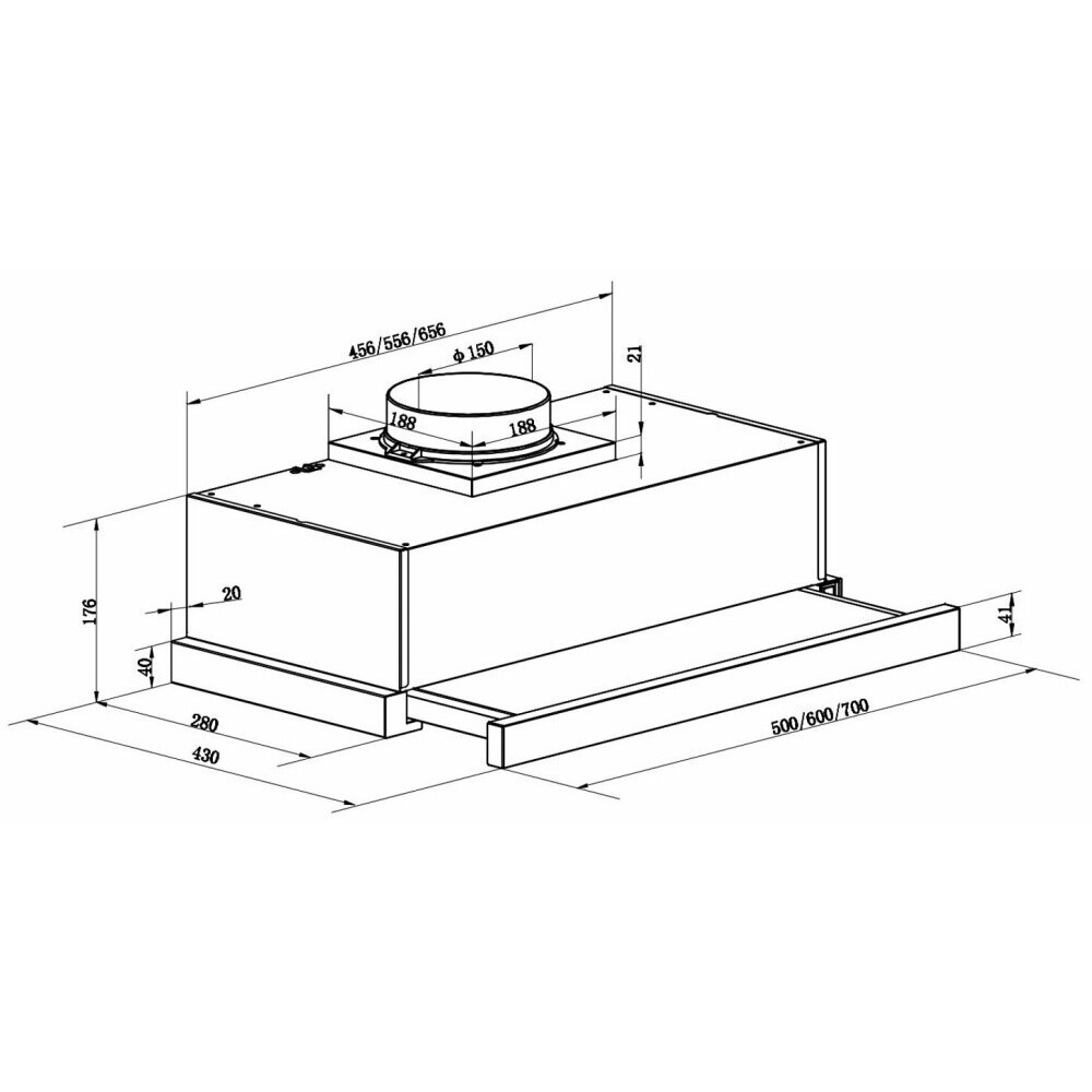 Вытяжка MAUNFELD VS Fast Glass 60 Beige - КА-00012991 - фото 11