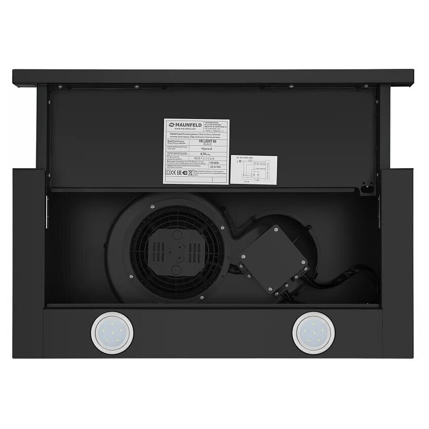 Вытяжка MAUNFELD VS Light 60 Black - УТ000008537 - фото 6