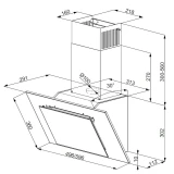 Вытяжка Weissgauff Sigma 60 PB WH (356150)