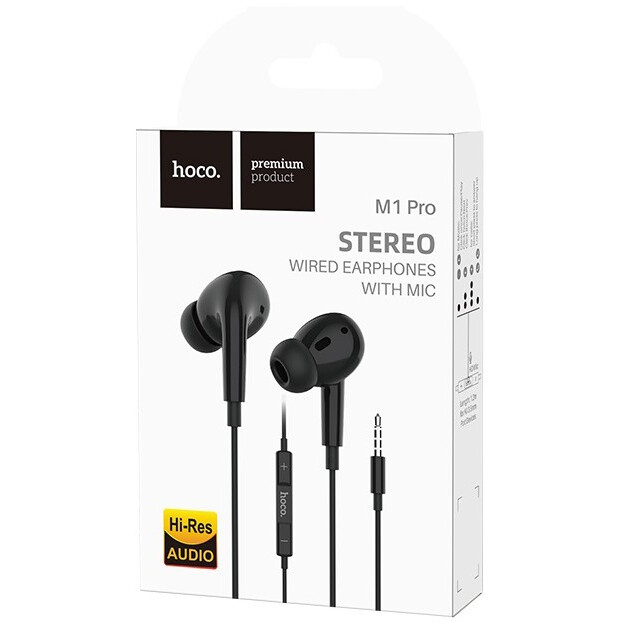Гарнитура HOCO M1 Pro Black - 6931474728562 - фото 4