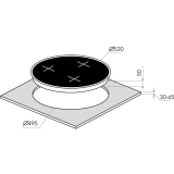 Газовая варочная панель MAUNFELD EGHG.43.23CW\G (КА-00012668)