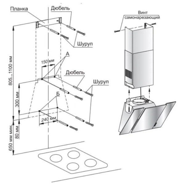 Вытяжка Gefest ВО 3603 К53 - фото 2