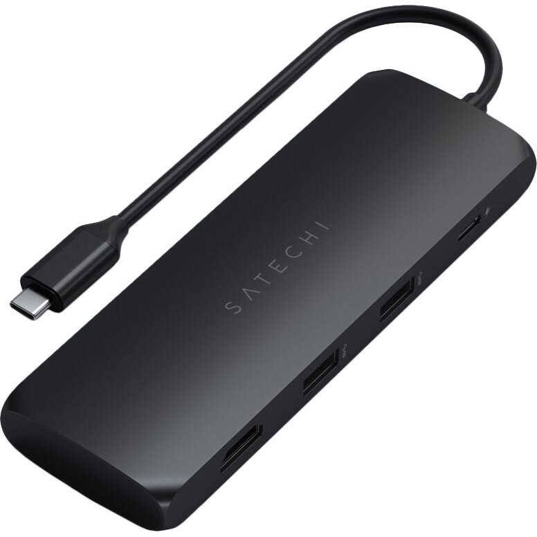 Док-станция Satechi USB-C Hybrid Multiport Adapter Black
