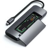 Док-станция Satechi USB-C Hybrid Multiport Adapter Space Gray (ST-UCHSEM)