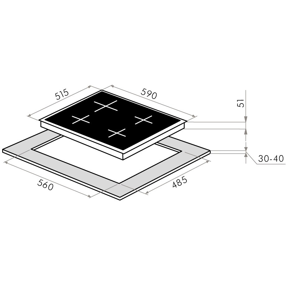 Газовая варочная панель MAUNFELD EGHS.64.3STS-ES/G - КА-00014988 - фото 8