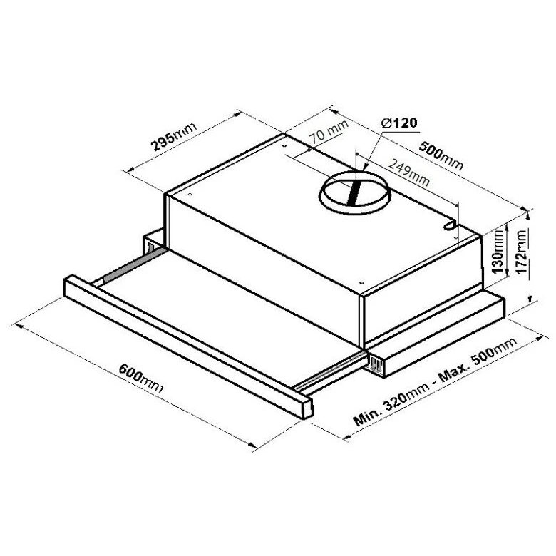 Вытяжка Korting KHP 6617 GN - фото 2