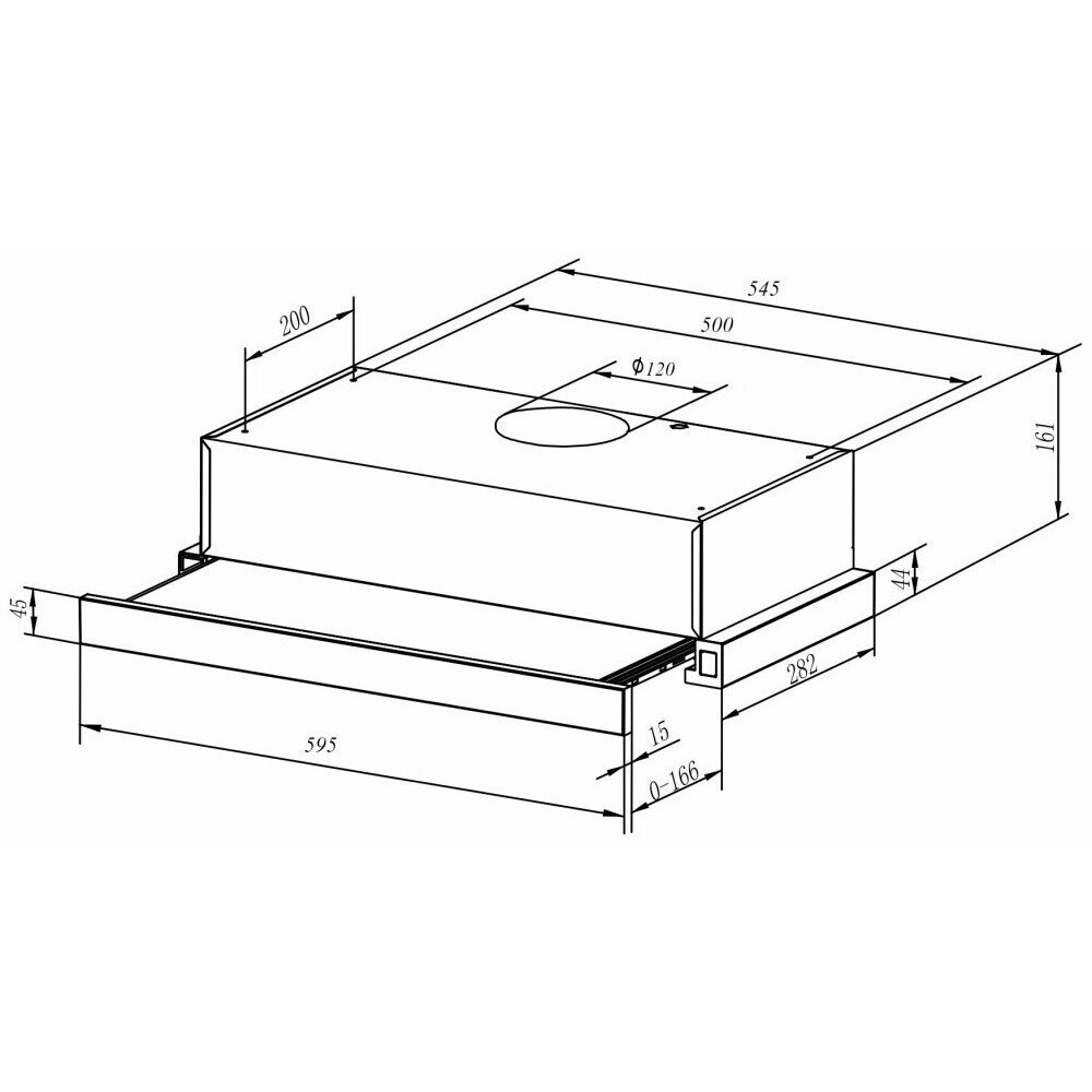 Вытяжка Weissgauff TEL 06 2M IX - 418250 - фото 9