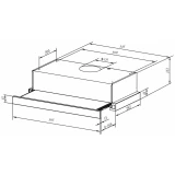 Вытяжка Weissgauff TEL 06 1M WH (417302)