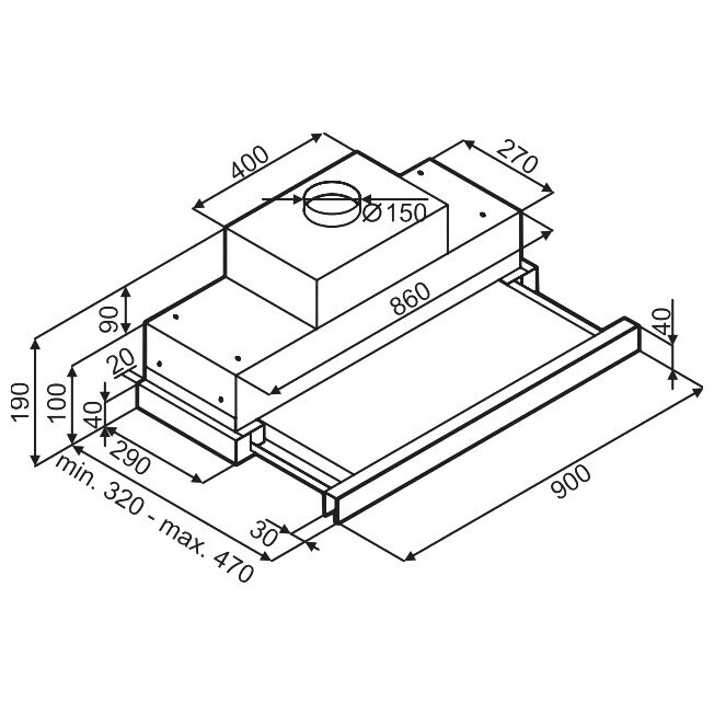 Вытяжка MAUNFELD Galaxy 90 White - УТ000010028 - фото 16