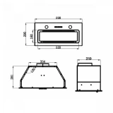 Вытяжка MAUNFELD Trapeze 601GG White (КА-00014214)