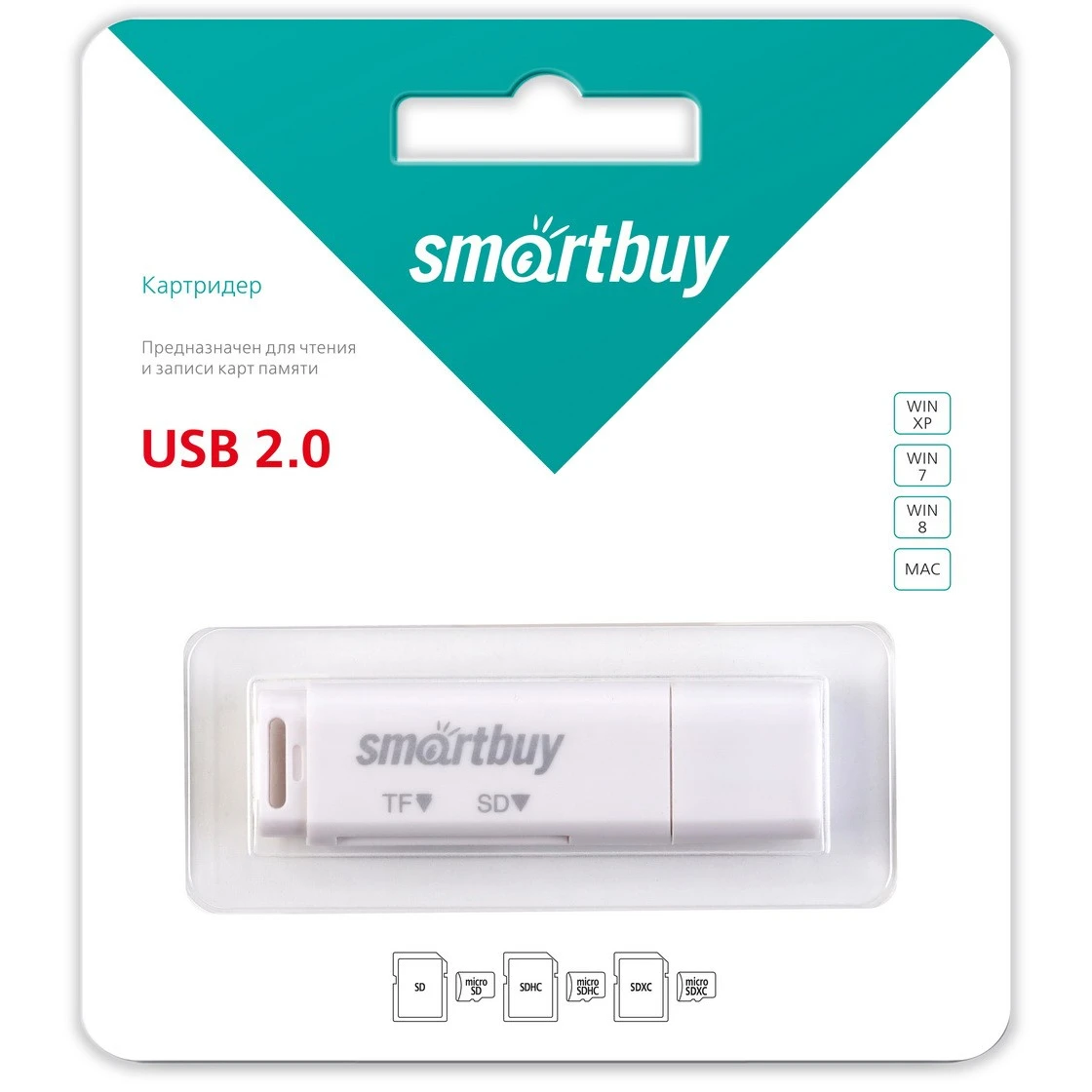 Кардридер SmartBuy SBR-715-W - фото 2