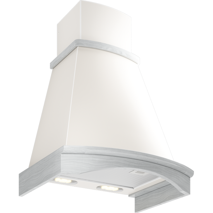 Вытяжка Elikor Ротонда 60П-650-П3Л Beige/Bleached Oak - 840976