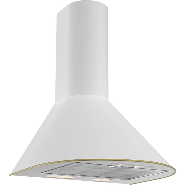Вытяжка Elikor Эпсилон 50П-430-П3Л White/Gold - КВ II М-430-50-58