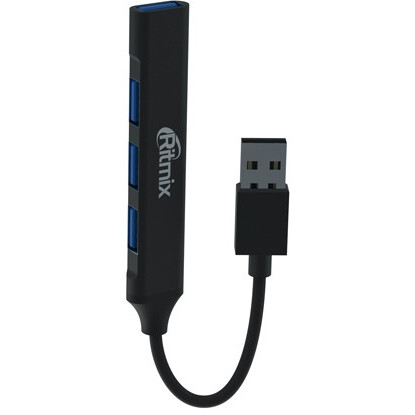 USB-концентратор Ritmix CR-4400 Metal - фото 3
