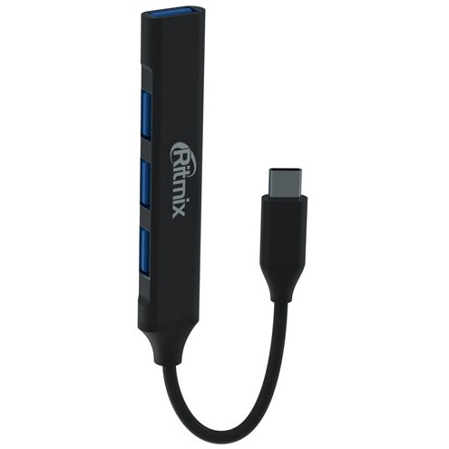 USB-концентратор Ritmix CR-4401 Metal - фото 3