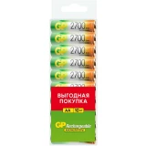 Аккумулятор GP (AA, NiMH, 2700mAh, 10 шт) (270AAHC-CRB10)