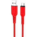 Кабель USB A (M) - microUSB B (M), 1м, HOCO X59 Red (HC-44906)