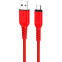 Кабель USB A (M) - microUSB B (M), 1м, HOCO X59 Red (HC-44906)