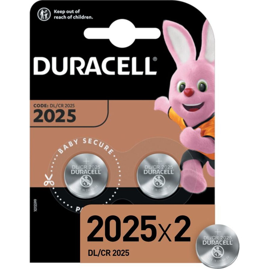 Батарейка Duracell (CR2025, 2 шт.)