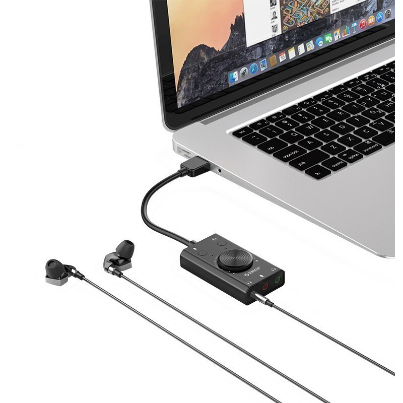 Звуковая карта Orico SC2 Black - SC2-BK - фото 3