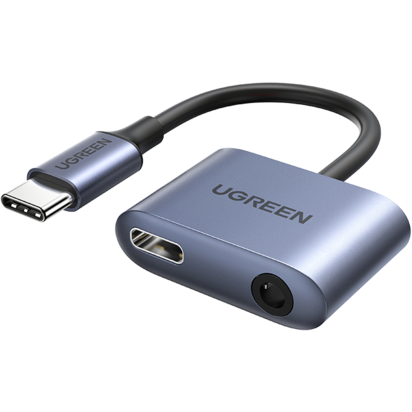 Переходник USB Type-C - 3.5 Jack/USB Type-C, UGREEN CM231