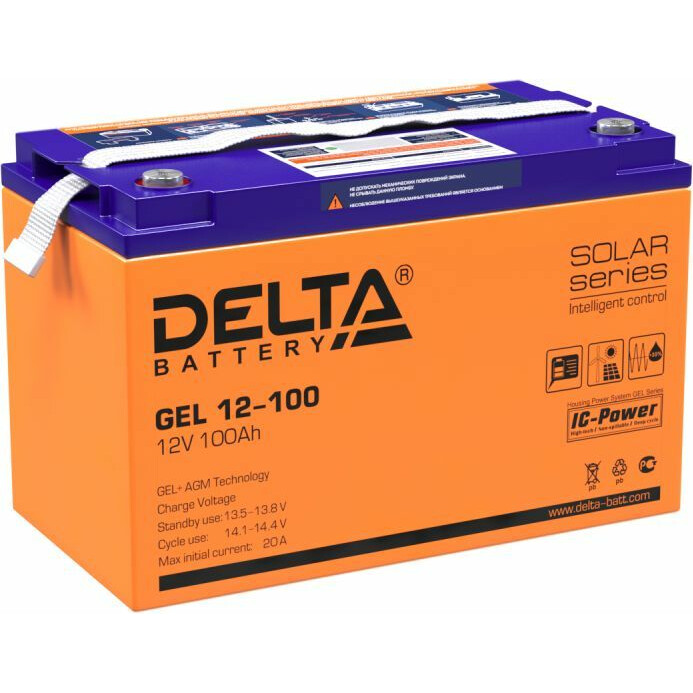Аккумуляторная батарея Delta GEL 12-100