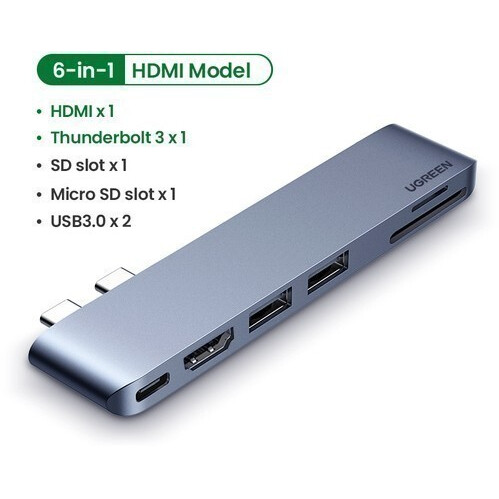 USB-концентратор UGREEN CM380 - 80856 - фото 3