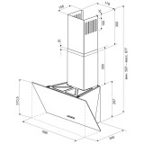 Вытяжка KRONA JINA 600 Black S (КА-00003849)
