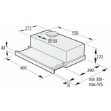 Вытяжка Gorenje TH64E3SGB