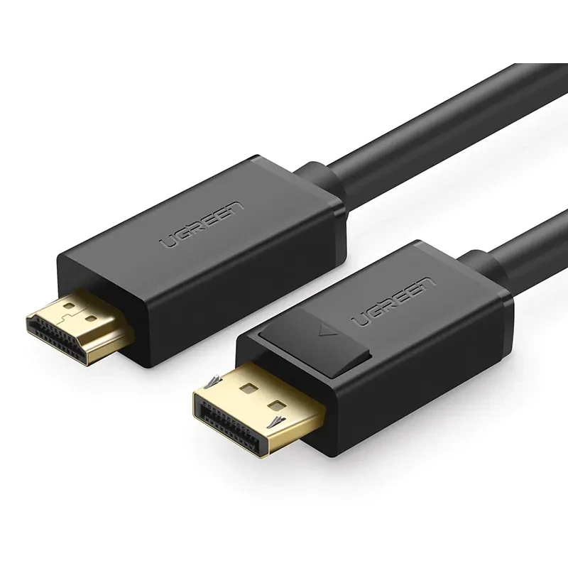 Кабель DisplayPort (M) - HDMI (M), 1.5м, UGREEN DP101 - 10239 - фото 2