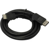 Кабель DisplayPort (M) - HDMI (M), 1м, Bion BXP-CC-DP-HDMI-010