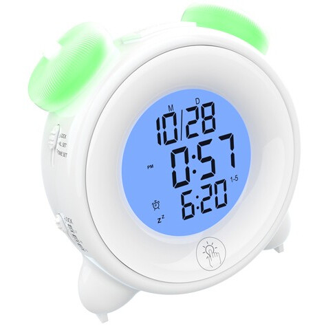 Часы-будильник Ritmix CAT-057 White - фото 2