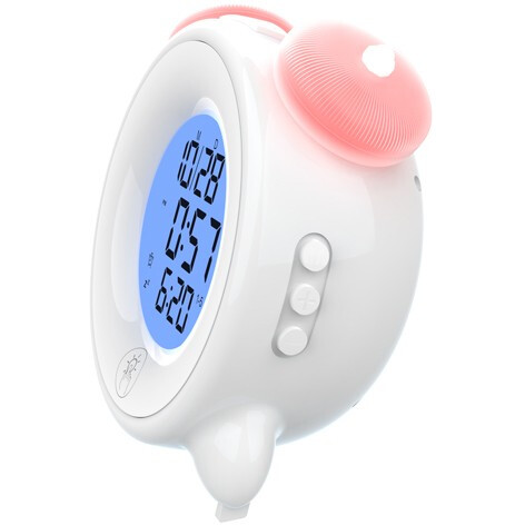 Часы-будильник Ritmix CAT-057 White - фото 4