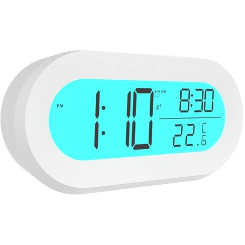 Часы-будильник Ritmix CAT-110 White - фото 2