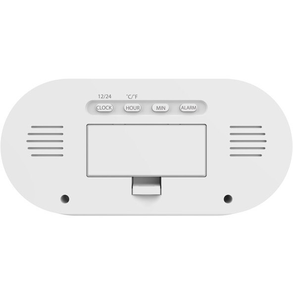 Часы-будильник Ritmix CAT-110 White - фото 4