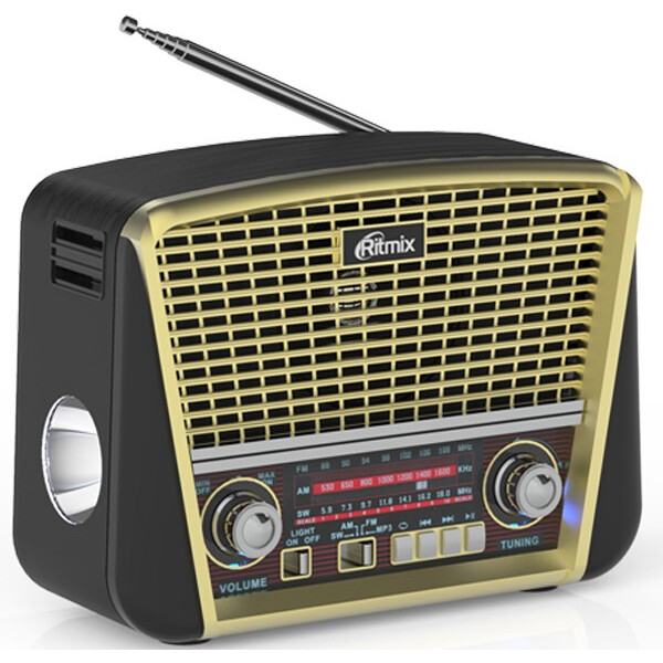 Радиоприёмник Ritmix RPR-050 Gold - фото 2