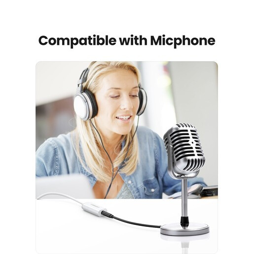 Звуковая карта UGREEN US206 White - 30712 - фото 3